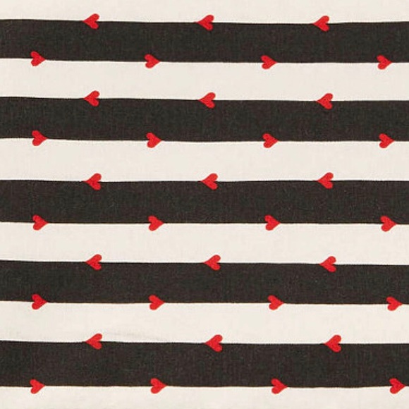 Betsey Johnson Wonderland Stripe Heart KING Sheets - Picture 5 of 8